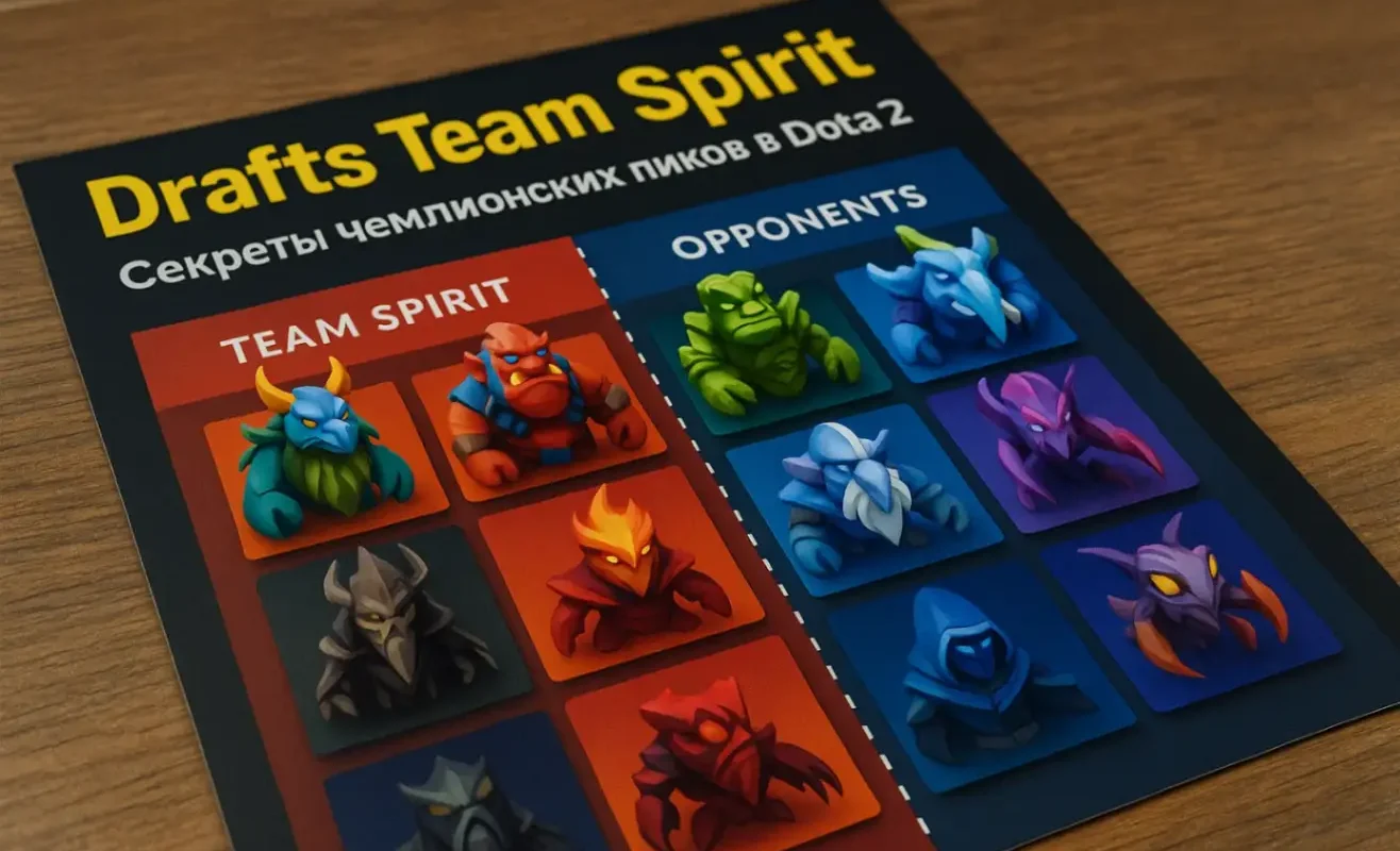 Драфты Team Spirit: секреты чемпионских пиков в Dota 2