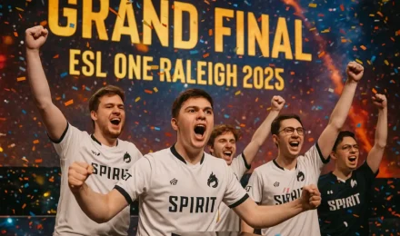 Team Spirit вышла в гранд-финал ESL One Raleigh 2025