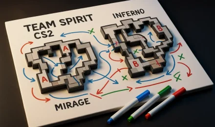 Тактики Team Spirit в CS2: разбор карт Mirage и Inferno