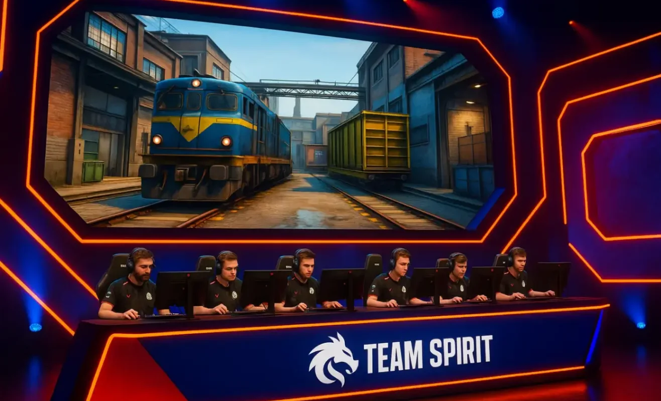 Team Spirit впервые сыграла Train на BLAST Bounty Spring 2025
