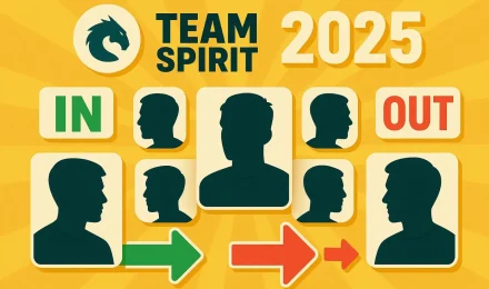 Трансферы Dota 2 2025: изменения в составе Team Spirit
