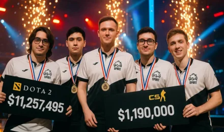 Призовые Team Spirit: сколько заработала команда в Dota 2 и CS2